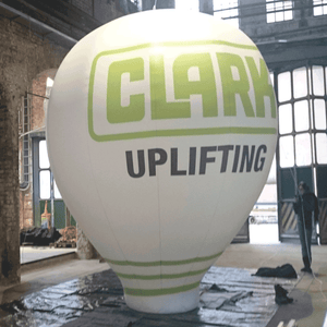Standing Giant Balloon - Hot air balloon shape - fully printed Inflatable24.com 6 m - 19.5 ft 100% digital printing by Inflatable24.com