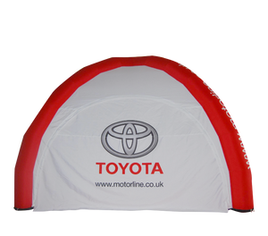 Xhib Tent "Dome" 4-Leg Design - airtight -100% printed Inflatable24.com by Inflatable24.com