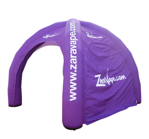 Xhib Tent "Dome" 4-Leg Design - airtight -100% printed Inflatable24.com by Inflatable24.com