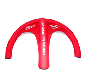 Xhib Tent "Dome" 4-Leg Design - airtight -100% printed Inflatable24.com by Inflatable24.com
