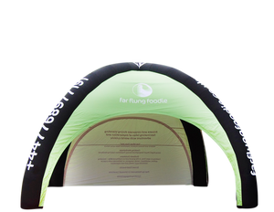 Xhib Tent "Dome" 4-Leg Design - airtight -100% printed Inflatable24.com by Inflatable24.com