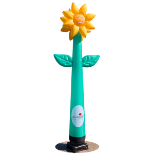FLOWER Skytube / flower shaped Airdancer 4 m (13 ft) Inflatable24.com by Inflatable24.com