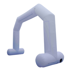 Inflatable Archway – ProArch: stock color prepared for banner Inflatable24.com M (6 m x 4.25 m) - (19.5 ft x 15 ft) white With Feet by Inflatable24.com