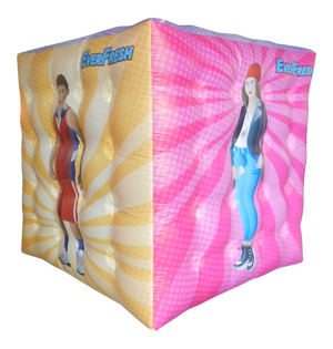 Airfilled Cube 1.50 m (5 ft) - 4 m (13 ft) Inflatable24.com by Inflatable24.com