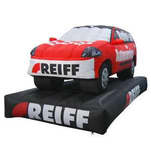 Inflatable Car 4 m (13 ft) with printing for Advertising Inflatable24.com by Inflatable24.com
