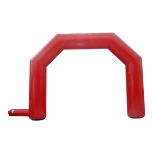 Inflatable Archway – ProArch: stock color prepared for banner Inflatable24.com S (4 m x 3 m) - (13 ft x 10 ft) red No Feet by Inflatable24.com