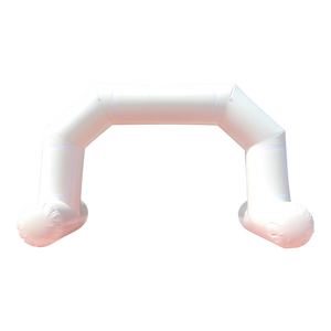 Inflatable Archway – ProArch: stock color prepared for banner Inflatable24.com S (4 m x 3 m) - (13 ft x 10 ft) white With Feet by Inflatable24.com