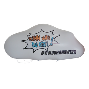 Flying Balloon special shape "Cloud" Inflatable24.com 5 m - 16.5 ft by Inflatable24.com