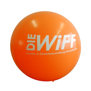 Giant latex advertising balloon with printed logo - double-sided/single-color - 50 cm to 2 m (20 in to 6.5 ft) Deutsche Inflatable by Inflatable24.com