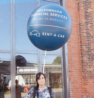 Promoballoon Inflatable24.com Full Set with tire shape balloon No Lighting by Inflatable24.com