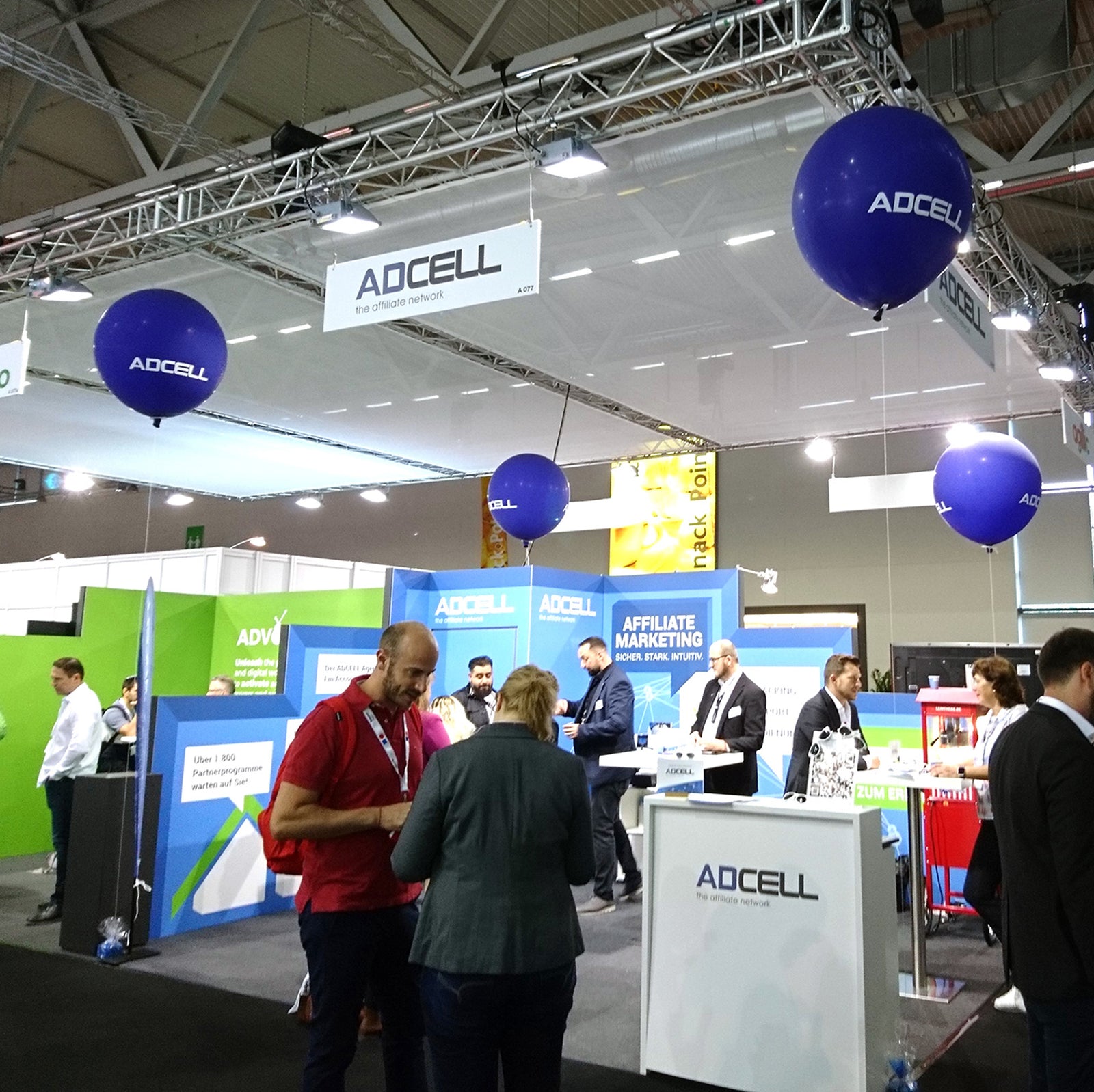 Advertising balloon for trade fair biodegradable