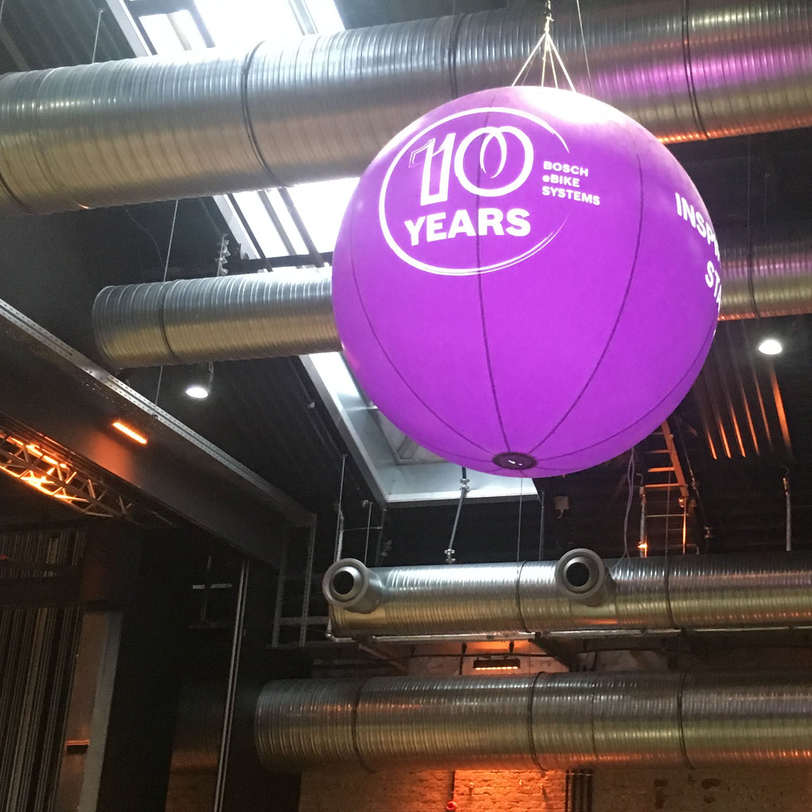 Some advertising balloons on events