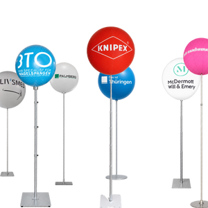 Advertising balloon with stand height 4.5 m (15 ft) max for indoor use Inflatable24.com by Inflatable24.com