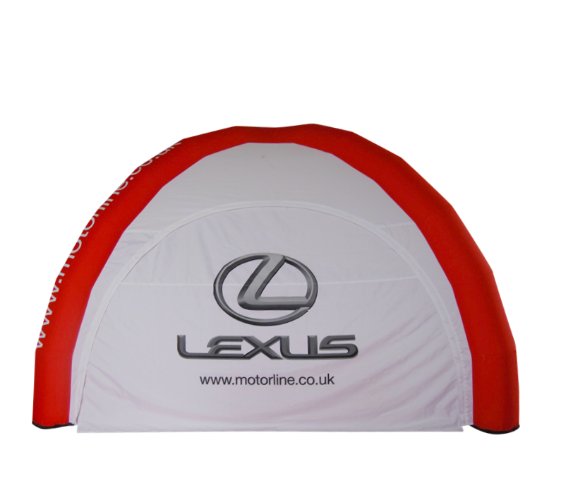 Easy Tent "Dome" 4-Leg Design-100% printed- Inflatable Promo Tent Inflatable24.com by Inflatable24.com