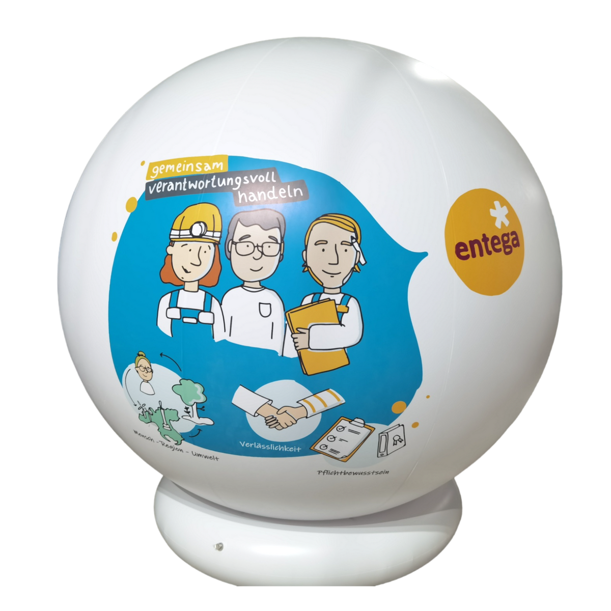 Inflatable ring "parking ring" stand for crowdballs Inflatable24.com by Inflatable24.com