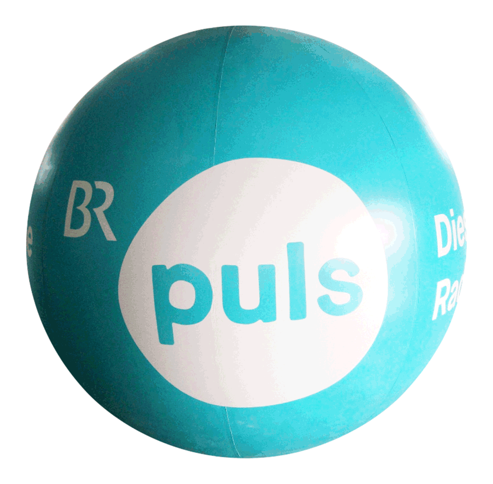 Crowdballs Vinyl from 1 m (3.5 ft)- 2 m( 6.5 ft) - 100% digital printing Inflatable24.com by Inflatable24.com