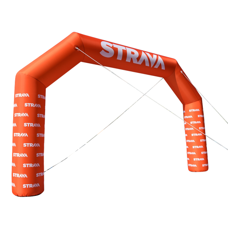 Inflatable Archway – EasyArch: fully printed in your color and design Inflatable24.com L (8 m x 5 m) - (26 ft x 16.5 ft) Directly on arch No Feet by Inflatable24.com
