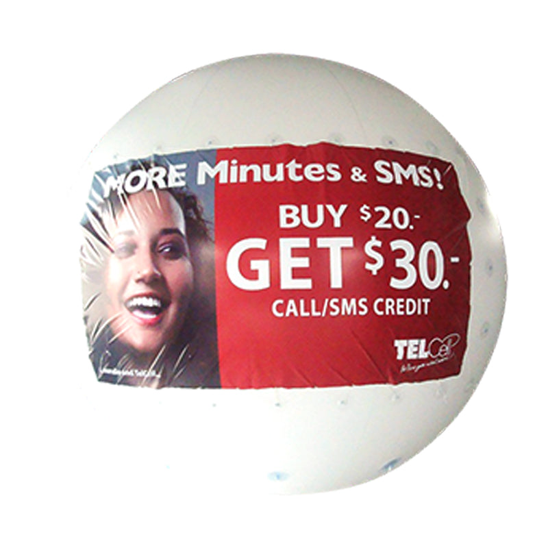 Banner Balloons Sphere Shape Inflatable24.com by Inflatable24.com