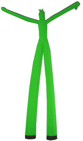 Airdancers - two arms / two legs Inflatable24.com 8 m - 26 ft green by Inflatable24.com