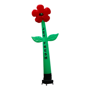 FLOWER Skytube / flower shaped Airdancer 4 m (13 ft)  - Inflatable24.com