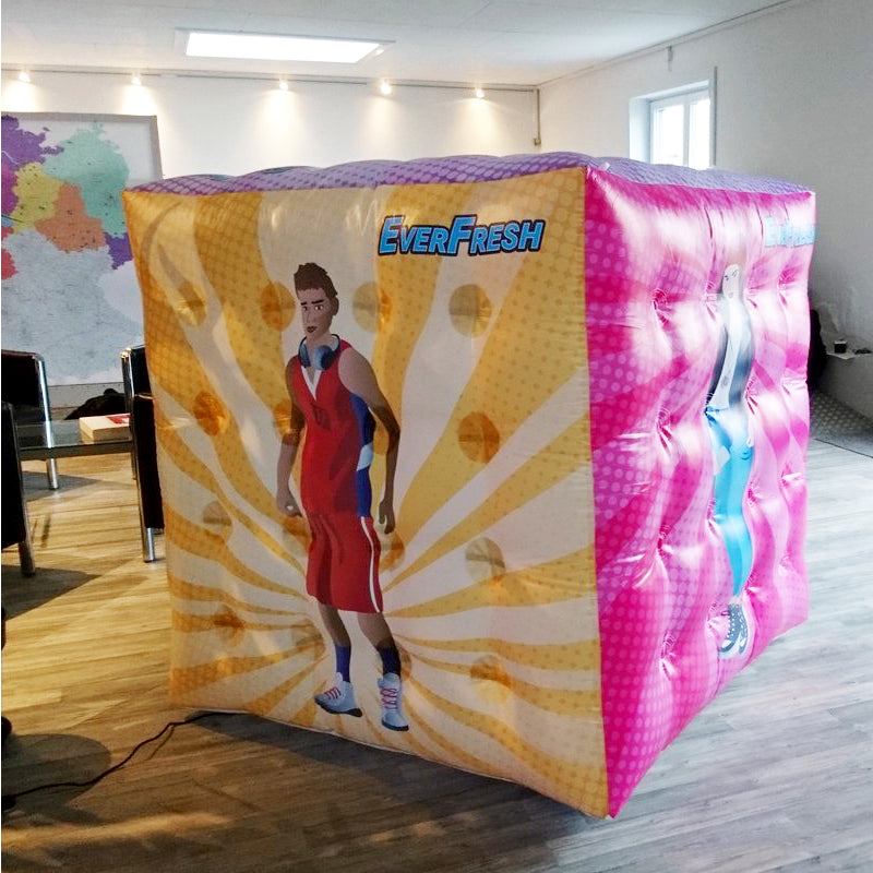 Airfilled Cube 1.50 m (5 ft) - 4 m (13 ft) Inflatable24.com by Inflatable24.com