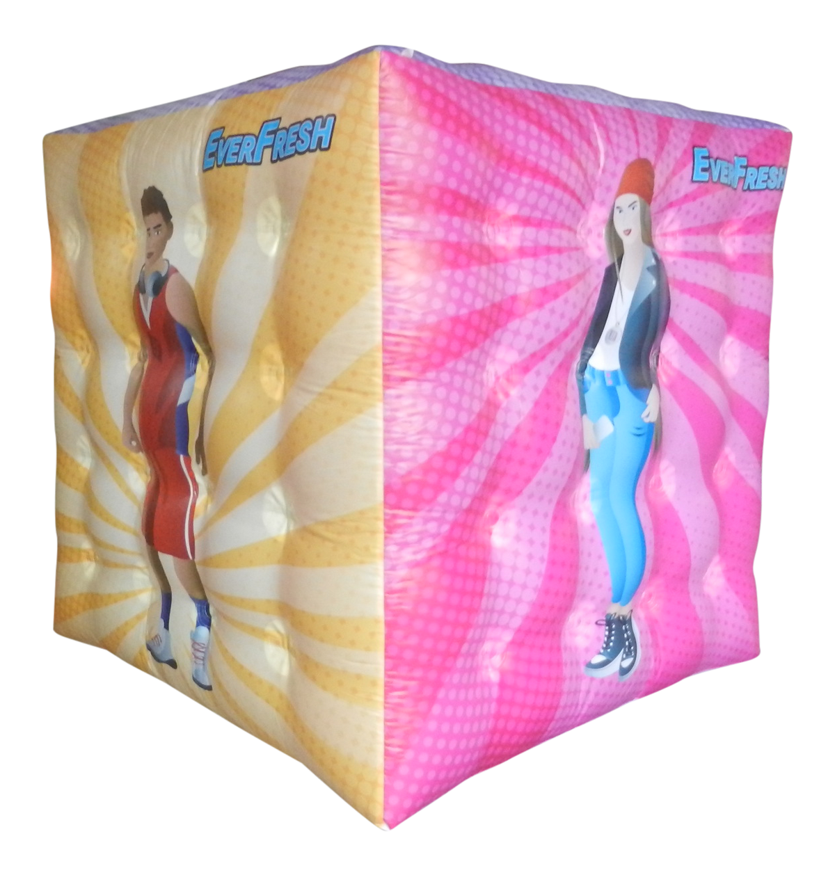 Airfilled Cube 1.50 m (5 ft) - 4 m (13 ft) Inflatable24.com by Inflatable24.com