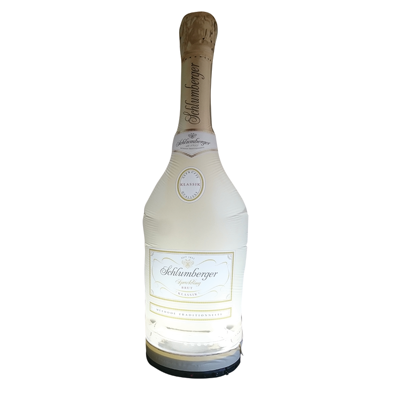 Inflatable Giant advertising bottle 2 m - 6 m (6.5 ft to 19.5 ft) Inflatable24.com 3 m - 10 ft by Inflatable24.com