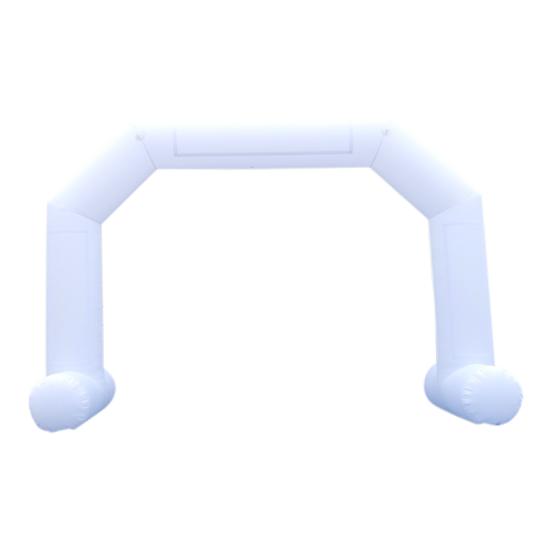 Inflatable Archway – ProArch: stock color prepared for banner Inflatable24.com L (8 m x 5 m) - (26 ft x 16.5 ft) white With Feet by Inflatable24.com