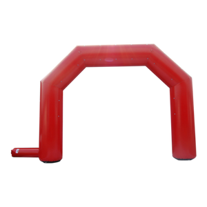 Inflatable Archway – ProArch: stock color prepared for banner S (4 m x 3 m) - (13 ft x 10 ft) / red / No Feet - Inflatable24.com