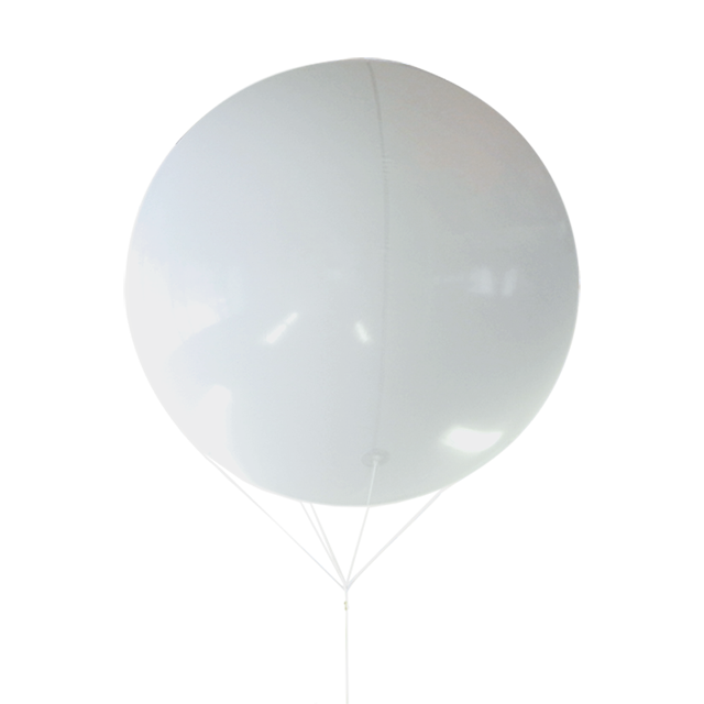 Balloon white 1.5 m - 4 m (5 ft-13 ft ) Vinyl  - Inflatable24.com