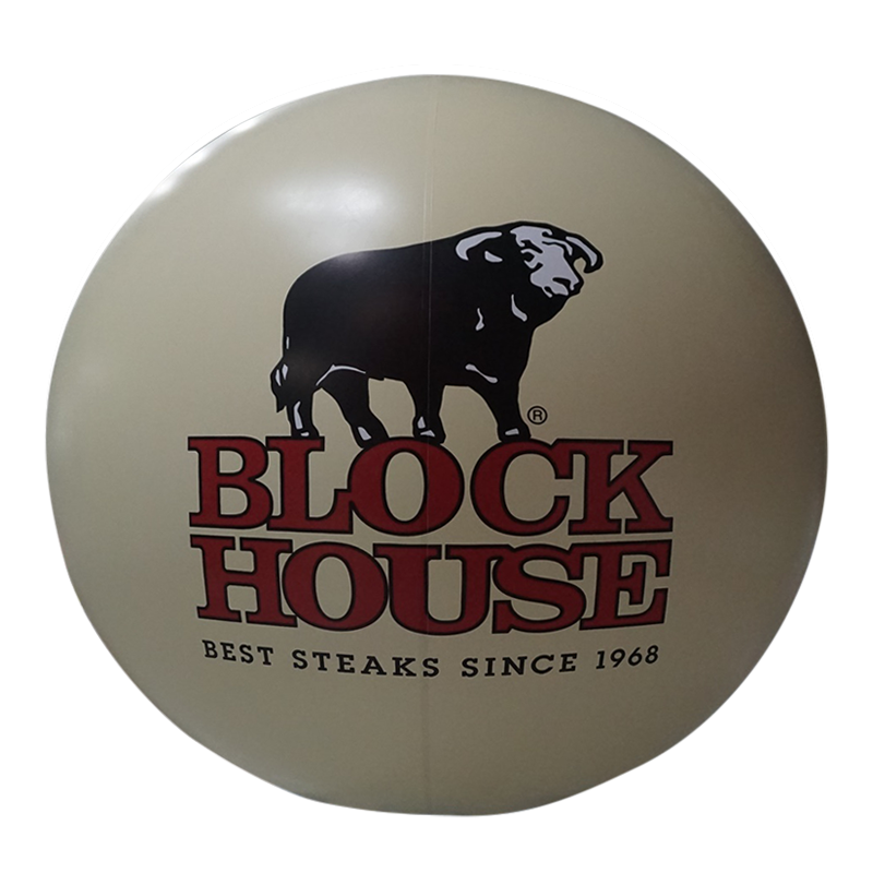 Advertising balloon with stand height 4.5 m (15 ft) max for indoor use Inflatable24.com by Inflatable24.com