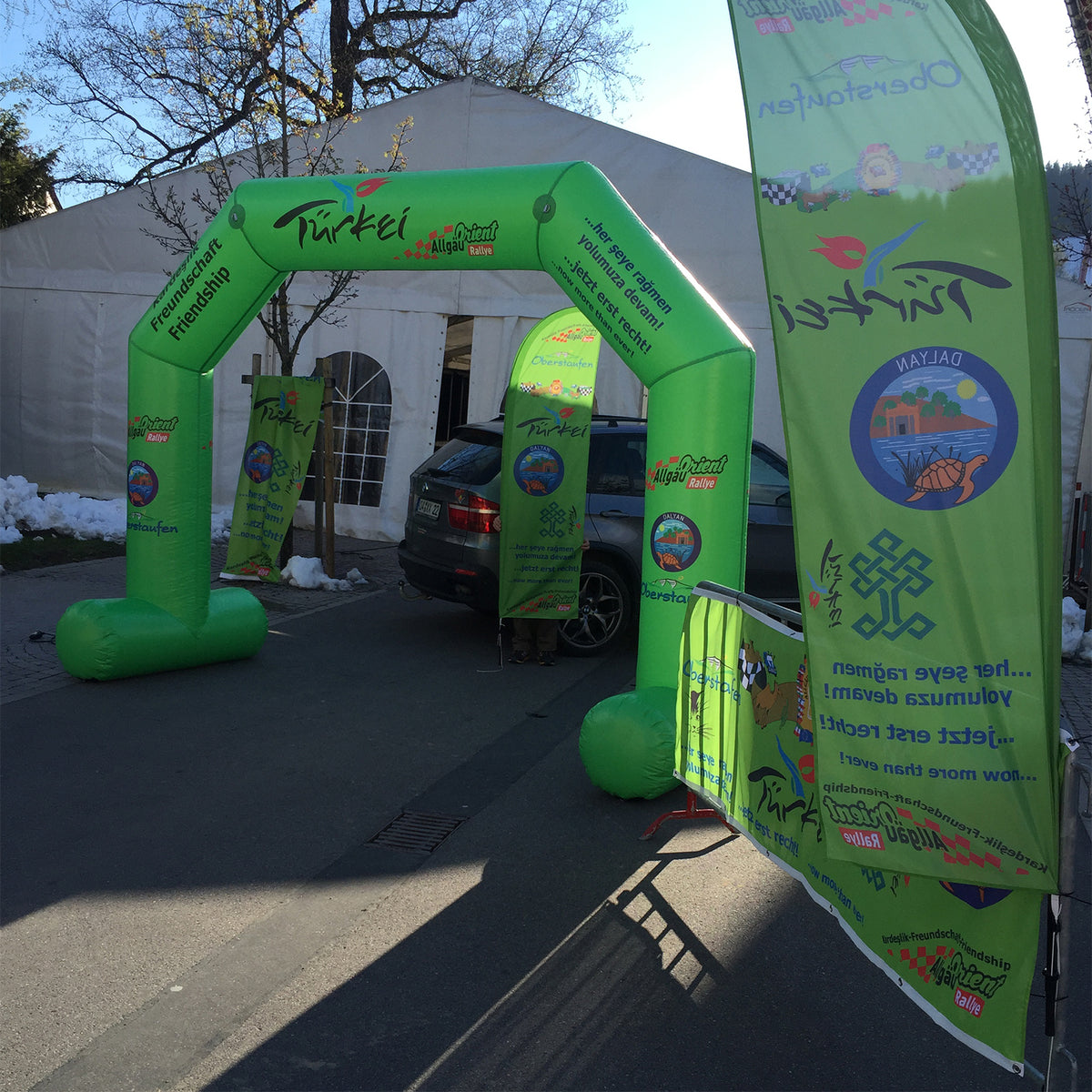 Inflatable Archway – EasyArch: fully printed in your color and design Inflatable24.com by Inflatable24.com