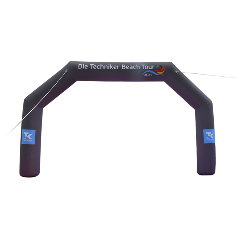 Inflatable Archway – XhibArch (double layer, airtight): fully printed in your color and design Inflatable24.com L (8 m x 5 m) - (26 ft x 16.5 ft) All on velcro banner No Feet by Inflatable24.com