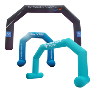 Inflatable Archway – XhibArch (double layer, airtight): fully printed in your color and design  - Inflatable24.com