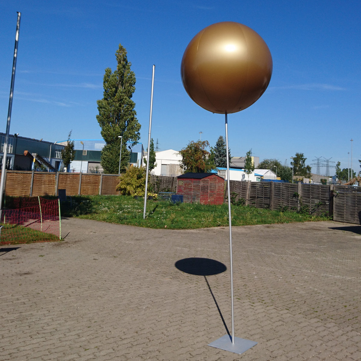 Advertising balloon with stand height 4.5 m (15 ft) max for indoor use Inflatable24.com by Inflatable24.com