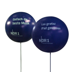 Promoballoon Full Set with sphere shape balloon / No Lighting - Inflatable24.com