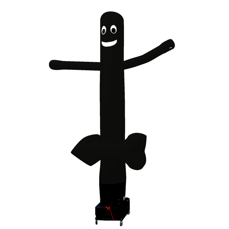 WAVING Sky dancer / Airdancer Inflatable24.com 3 m - 10 ft black with arrow by Inflatable24.com